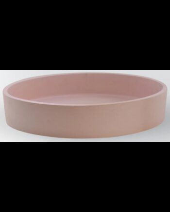 Iris Bordmonteret Oval Håndvask Beton Pink