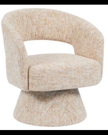 Josh Loungestol Med Drejefod Chenille H79 Beige