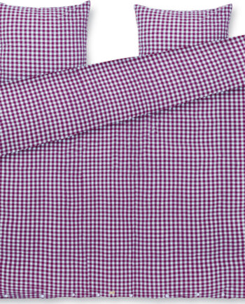 Juna Bækampbølge Sengetøj Fuchsia Mint 200x220