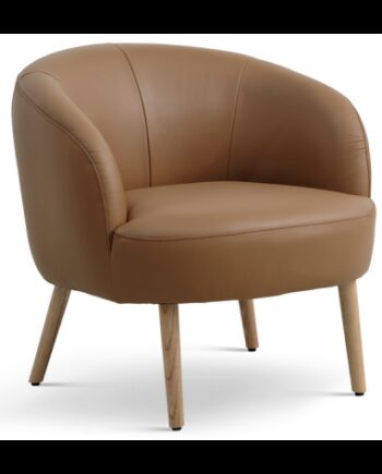 Konrad Loungestol Læder H77 Natur Cognac