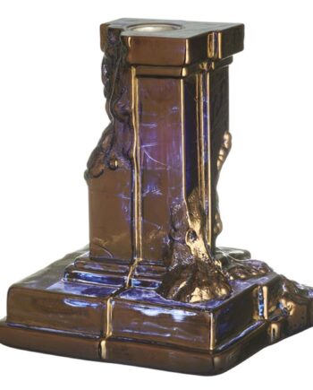 Kosta Boda Rocky Baroque Lysestage 150 Glossy Glaze