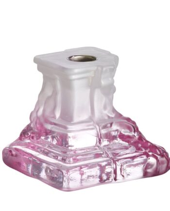 Kosta Boda Rocky Baroque Lysestage Spicy Rose