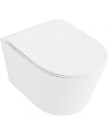 Lavie Væghængt Toilet Med Bræt Keramik Duroplast D53 Talkum