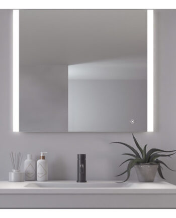 Loevschall Vega Spejl Med Lys 80x70