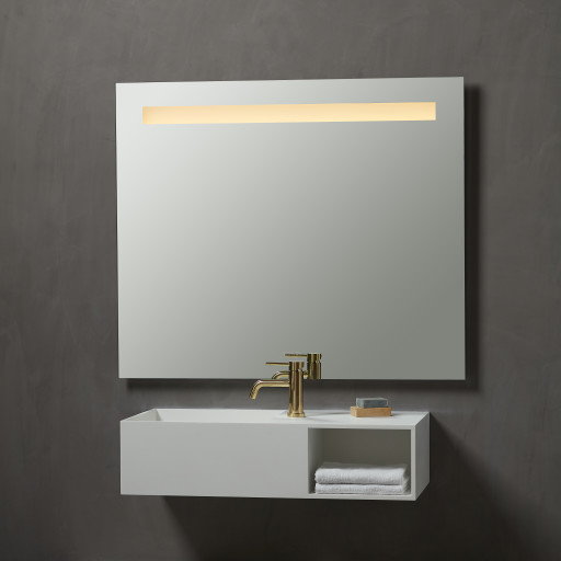 Loevschall Venice Spejl Med Lys 80x85