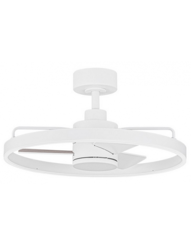 Lunair Loftventilator Aluminium ø60 Satineret Hvid