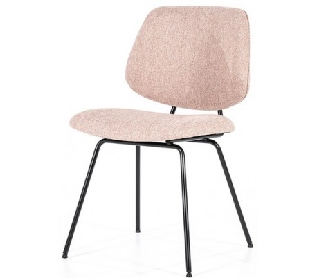 Lynn Spisebordsstol Polyester H82 Sort Pink