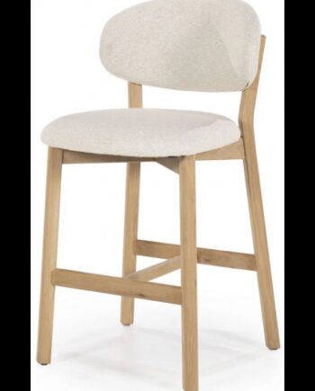 Mikky Barstol Egetræ Polyester H97 Beige
