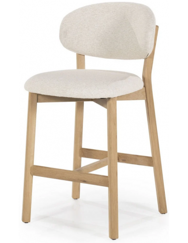 Mikky Barstol Egetræ Polyester H97 Beige