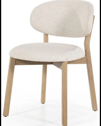 Mikky Spisebordsstol Egetræ Polyester H79 Beige