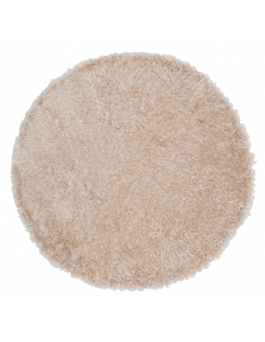 Natt Rundt Tæppe Polyester ø200 Beige