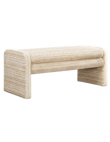 Neil Bænk Chenille B100 Meleret Beige Brun