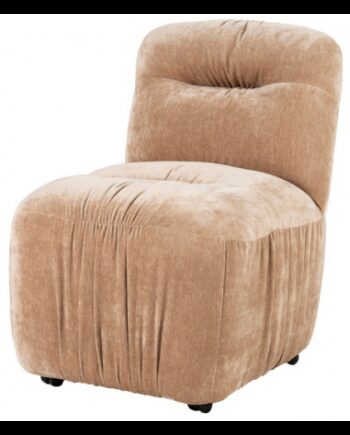 Nook Spisebordsstol Med Hjul Polyester H88 Beige