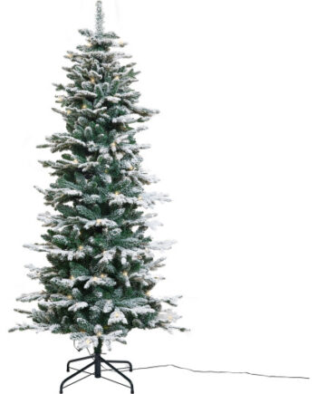 Nordic Winter Kunstigt Juletræ Med Lys 180