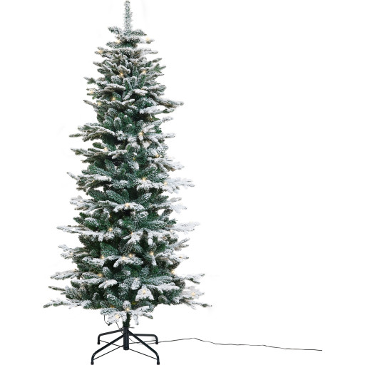 Nordic Winter Kunstigt Juletræ Med Lys 180