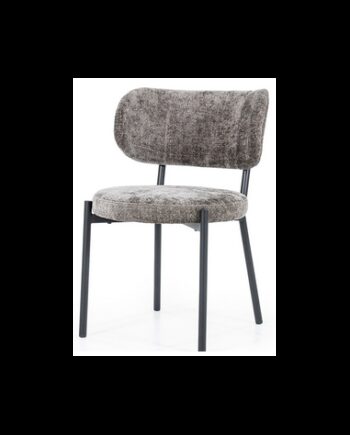 Oasis Spisebordsstol Metal Polyester H78 Sort Brun