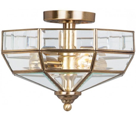 Old Park Loftlampe ø33 E27 Antik Messing