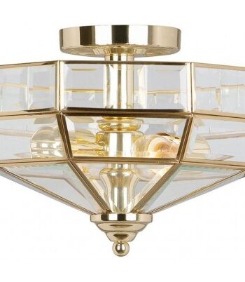 Old Park Loftlampe ø33 E27 Poleret Messing