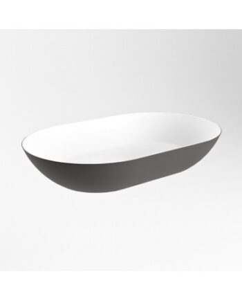 Onni Håndvask Solid Surface Talkum Mørkegrå