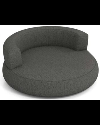 Oppustelig Rund Børnesofa Tekstil ø164 Grå