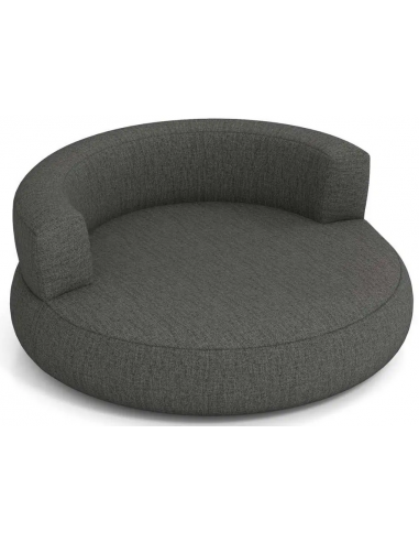 Oppustelig Rund Børnesofa Tekstil ø164 Grå
