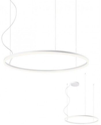 Orbit Loftlampe Aluminium ø80 55w Led Mat Hvid
