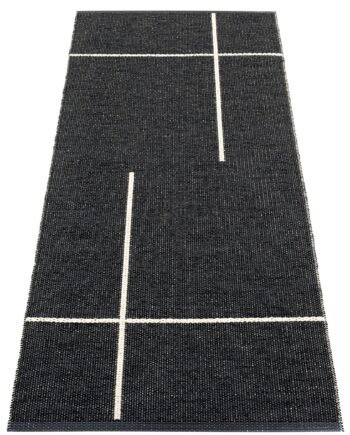 Pappelina Gulvtæppe Fred 270 Black Vanilla