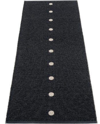 Pappelina Gulvtæppe Peg 200 Black Linen