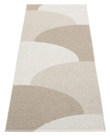 Pappelina Hill Tæppe 70x180 Dark Linen Linen Fossil Grey