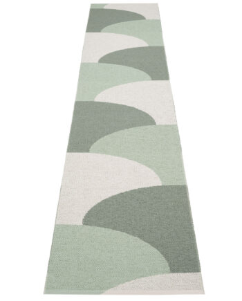 Pappelina Hill Tæppe 70x360 Army Mint Grå