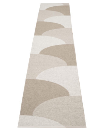 Pappelina Hill Tæppe 70x360 Dark Linen Linen Fossil Grey