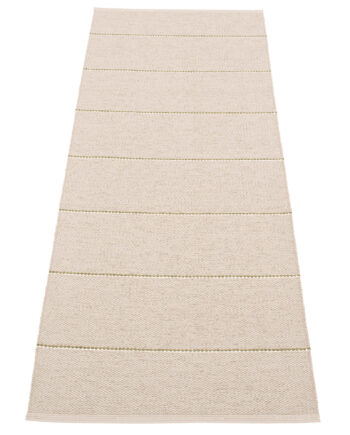 Pappelina Lea Gulvtæppe 225  Linen Pine Vanilla