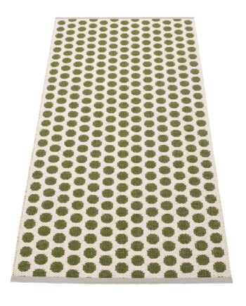 Pappelina Noa Gulvtæppe 150 Dark Olive Vanilla
