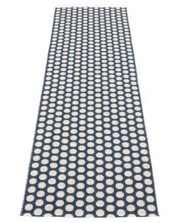 Pappelina Noa Gulvtæppe 250 Dark Blue Vanilla
