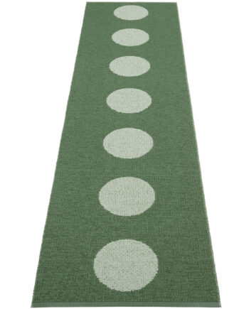 Pappelina Vera Pop Tæppe 70x280 Leaf Misty Mint