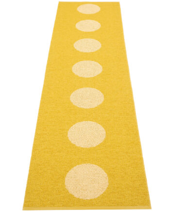 Pappelina Vera Pop Tæppe 70x280 Mustard Gul