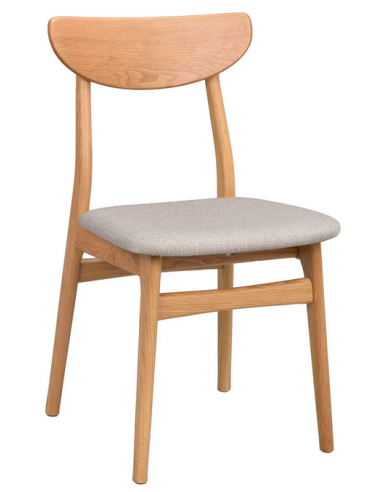 Rodham Spisebordsstole Egetræ Finr Polyester H82 Gråbeige