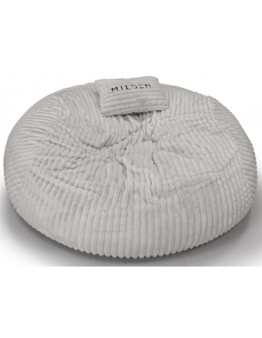 Sækkestol Premium Faux Fur ø160 Grå