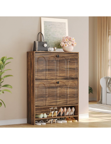 Skoskab Mdf H108 B80 D24 Brun