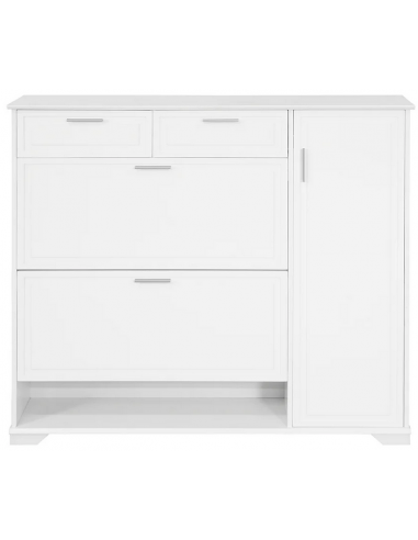 Skoskab Mdf H111 B120 D26 Hvid