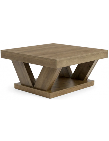 Sofabord Møbelplade 100 100 Naturbrun