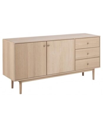 Ston Sideboard Mdf Egetræsfinr B160 Hvidpigmenteret