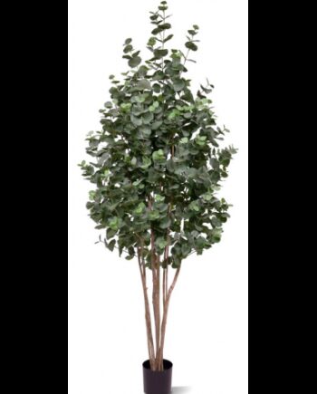 Stort Kunstigt Eucalyptus Træ H200 Grøn