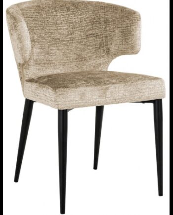 Taylor Spisebordsstol Metal Polyester H79 Sort Sand