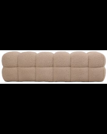 Teddy Bænk Plys Chenille 160 Beige
