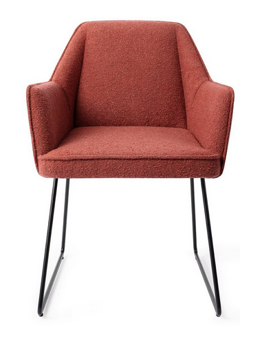 Tome Spisebordsstol Stål Polyester H80 Sort Saffron