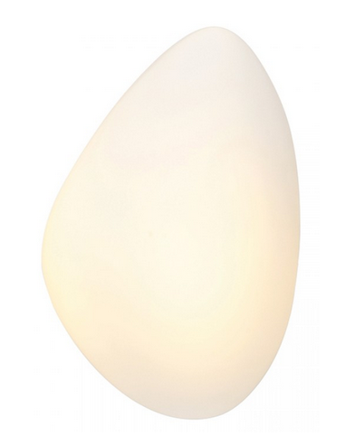 Væglampe Jern Glas H25 Led Hvid