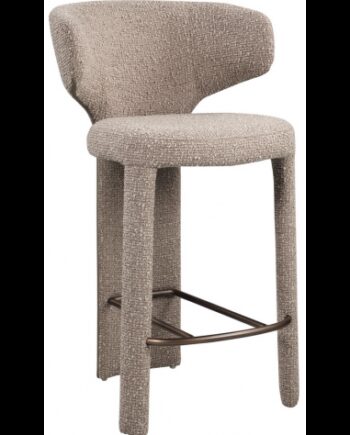 Viola Barstol Stål Polyester H95 Chunky Mokka
