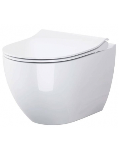 Zen Væghængt Toilet D50 Blank Hvid