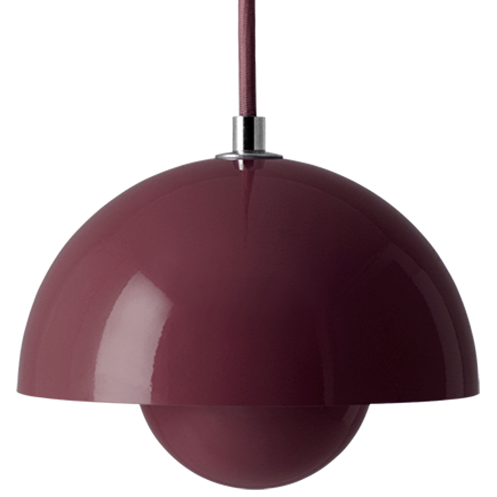 Andtradition Amptradition Flowerpot Vp10 Pendel Dark Plum